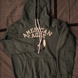 Vintage green american eagle hoodie